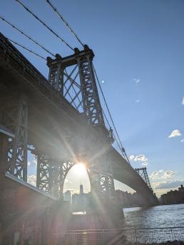 Williamsburg Bridge Sun